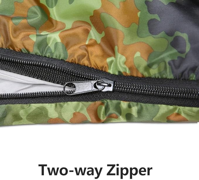 Sleeping Bag,3-4 Seasons Warm Cold Weather Lightweight, Portable, Waterproof Sleeping Bag with Compression Sack for Adults & Kids - Indoor & Outdoor: Camping, Backpacking, Hiking