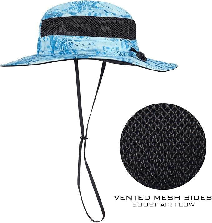 KastKing Sol Armis UPF 50 Boonie Hat - Sun Protection, Fishing, Beach & Hiking, Paddling, Rowing, Kayaking