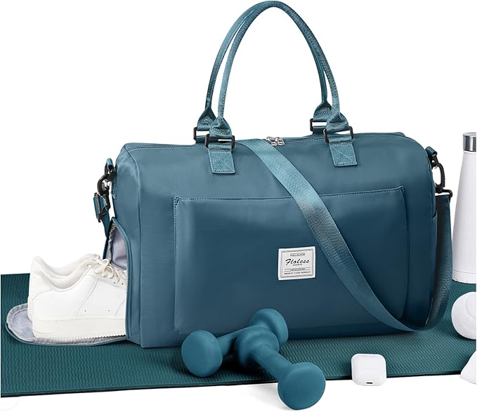 Gym Bag Womens,Travel Duffel Carry on Bag Sport Tote Bag Weekend Overnight Bag