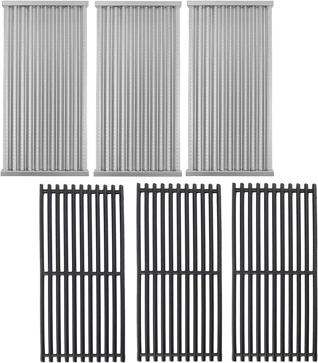 17" Grill Grates and Emitter for Charbroil TRU Infrared 3-Burner 463242516 466242515 466242516 466242615 466242616 463355220 463342420 Grill Parts for Charbroil Grill Replacement Parts