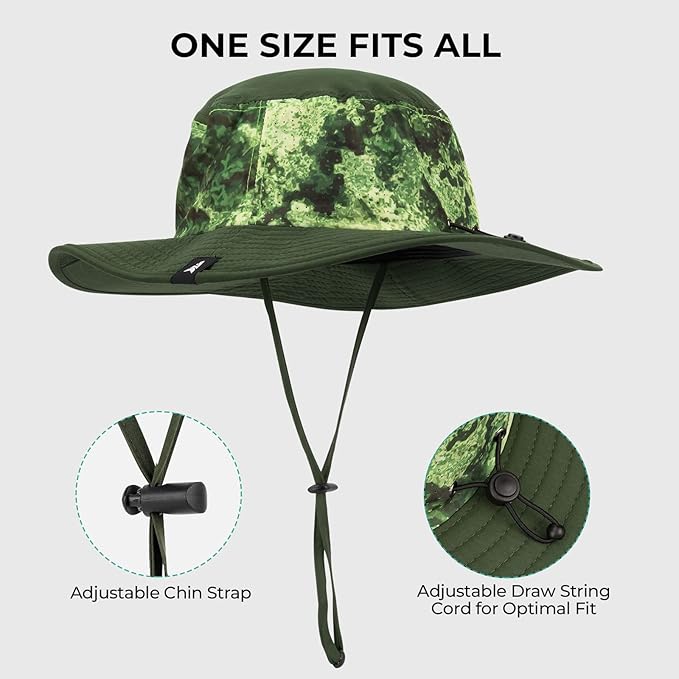 KastKing Sol Armis UPF 50 Boonie Hat - Sun Protection, Fishing, Beach & Hiking, Paddling, Rowing, Kayaking