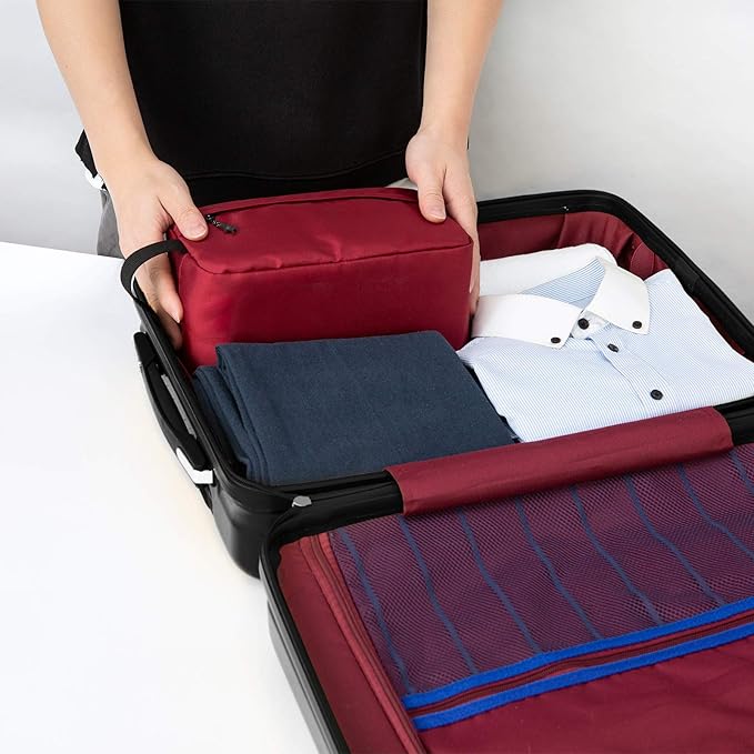 Vorspack Travel Toiletry Bag for Men - Hanging Toiletries Bag Water Resistant Dopp Kit Travel Bag for Toiletries Accessories