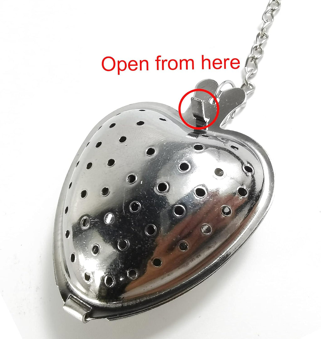 TIHOOD 15PCS Tea Strainer Stainless Steel Mesh Tea Ball Infuser Premium Tea Filter Tea Interval Diffuser with Extended Chain Hook for Loose Leaf Tea and Spices & Seasonings