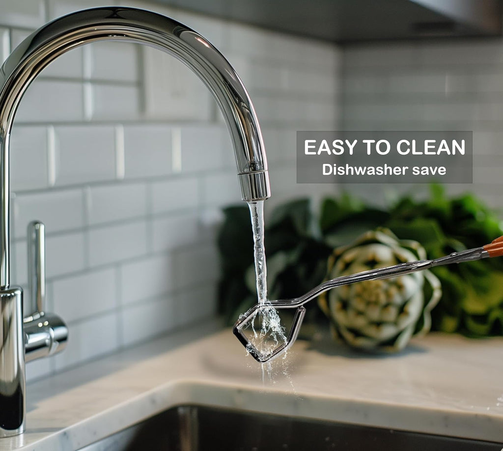 Stainless Steel Scissor Tongs, Heavy Duty, Kitchen Tongs for Food Cooking Barbecue BBQ Grilling and Serving 2pcs Orange