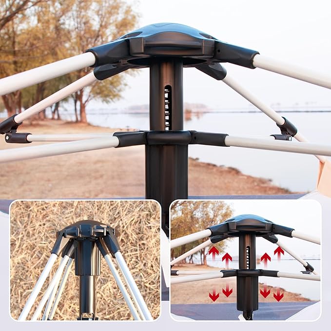 2 Person Windproof Oxford Tent Easy Setup Backpacking Tent for Camping, Hiking, Traveling