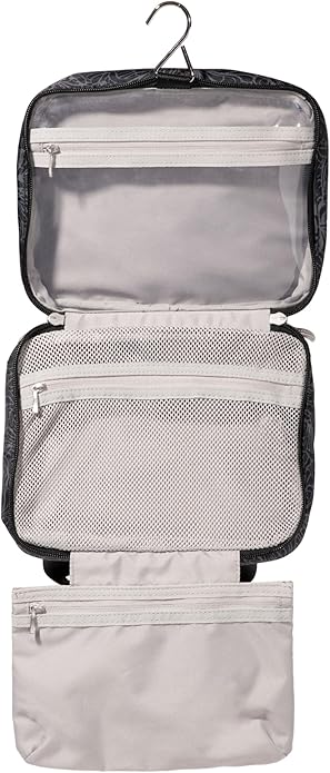 Baggallini Unisex's Hanging Travel Toiletry Kit-Lightweight 6x10 Inch Makeup Bag Toiltery