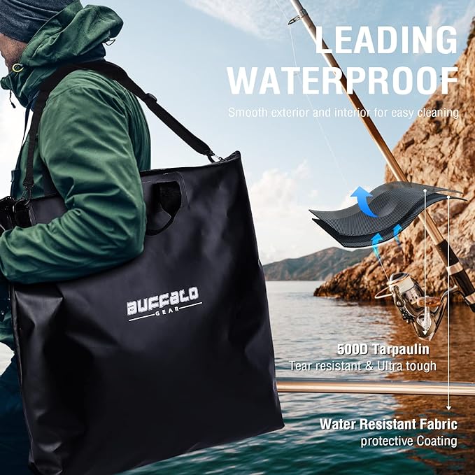 Buffalo Gear Fish Bag with Airtight Waterproof Zipper