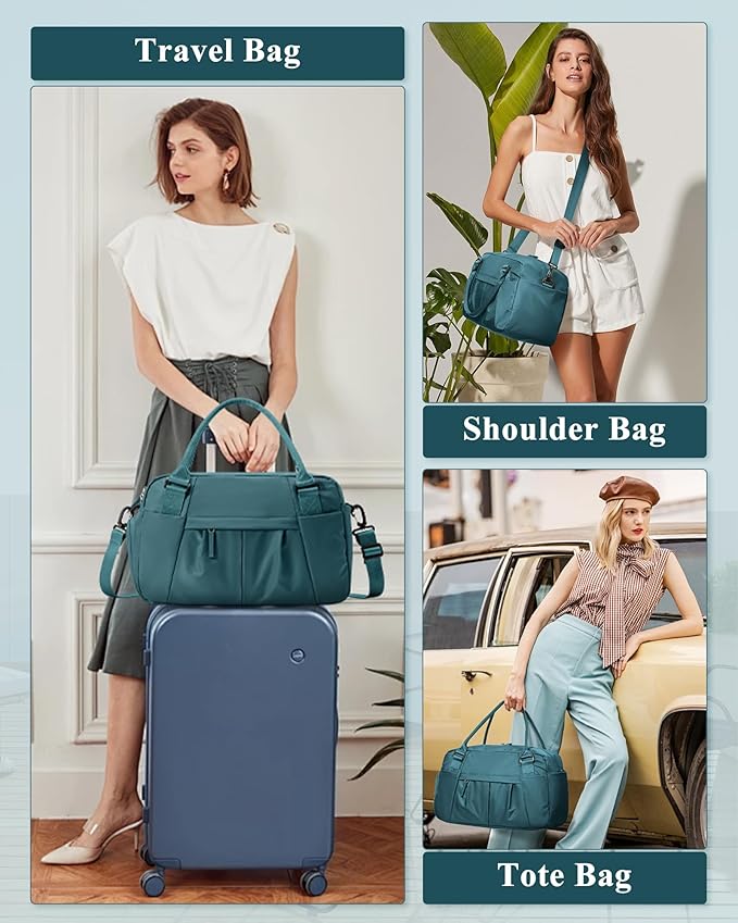 Gym Bag Womens,Travel Duffel Carry on Bag Sport Tote Bag Weekend Overnight Bag