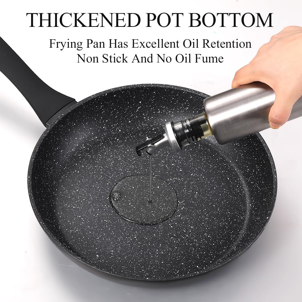 Non Stick Frying Pans,Skillets and Frying Pans for Egg,Deep Frying Pan Skillet,Omelette Pan,Nonstick Cooking Egg Pans,PFOA-free Non Toxic Frying Pan (10 Inch)