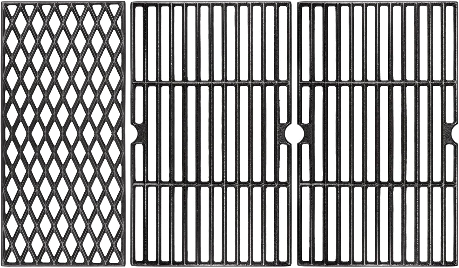 Uniflasy Cast Iron Cooking Grates for Dynaglo 4 Burner DGH450CRP DGH450CRP-D DGF493BNP, 5 Burner DGH474CRP DGH485CRP, Dyna-glo Grill Grate Replacement Part, 70-01-911 70-02-614 Grill Grate