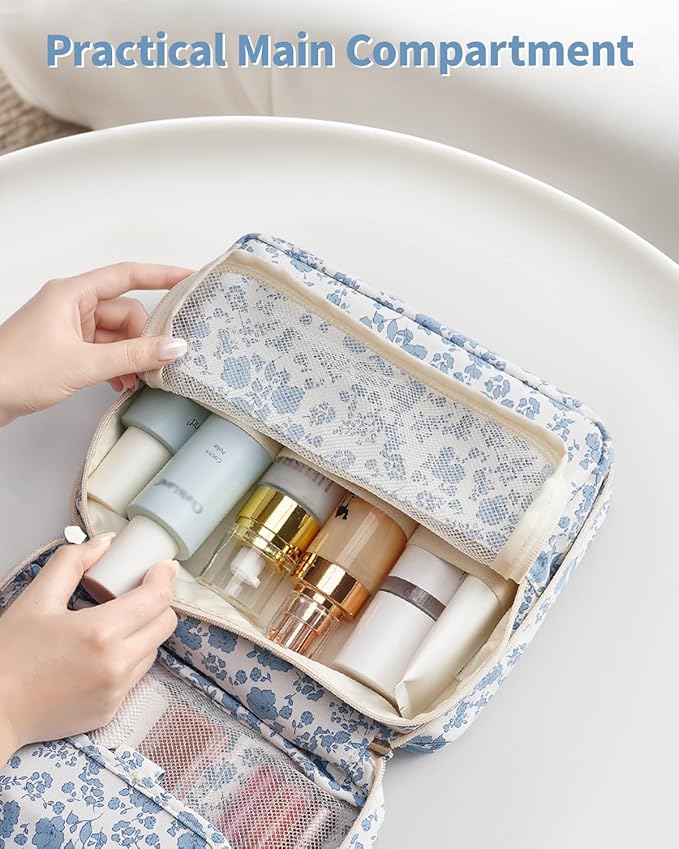 Narwey Hanging Travel Toiletry Bag Cosmetic Make up Organizer for Women and Girls Waterproof