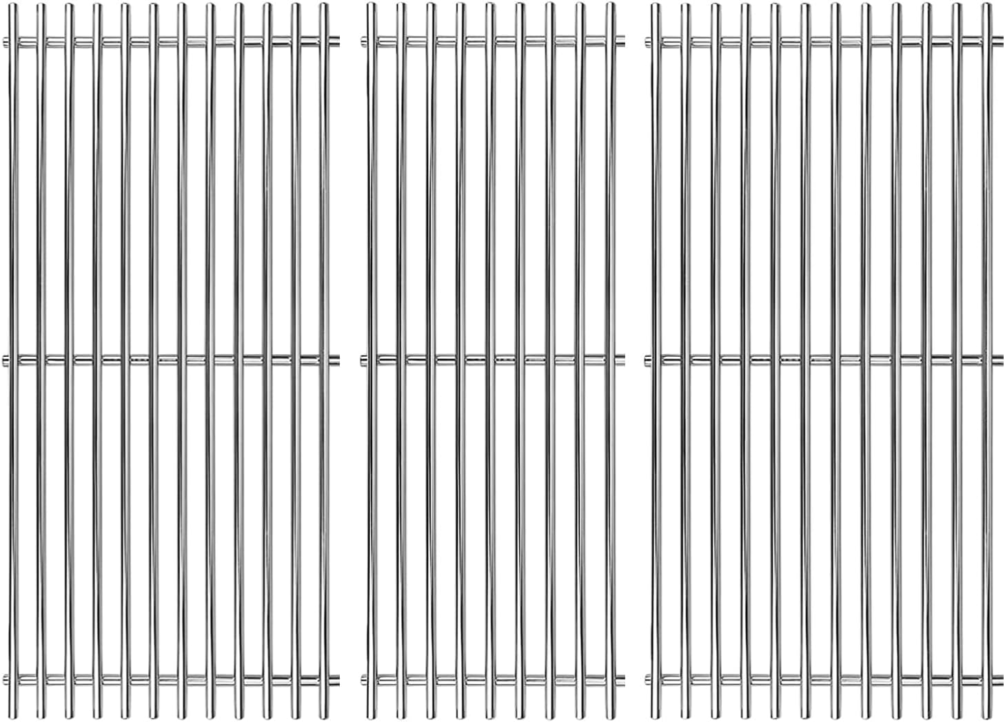 SF312C (3-Pack) 18 3/4" Stainless Steel Grates Replacement for BBQ Pro BQ05041-28, BQ51009 and Charbroil 463210310, 463210511, 463211511, 463211512, 463211513, 463211514