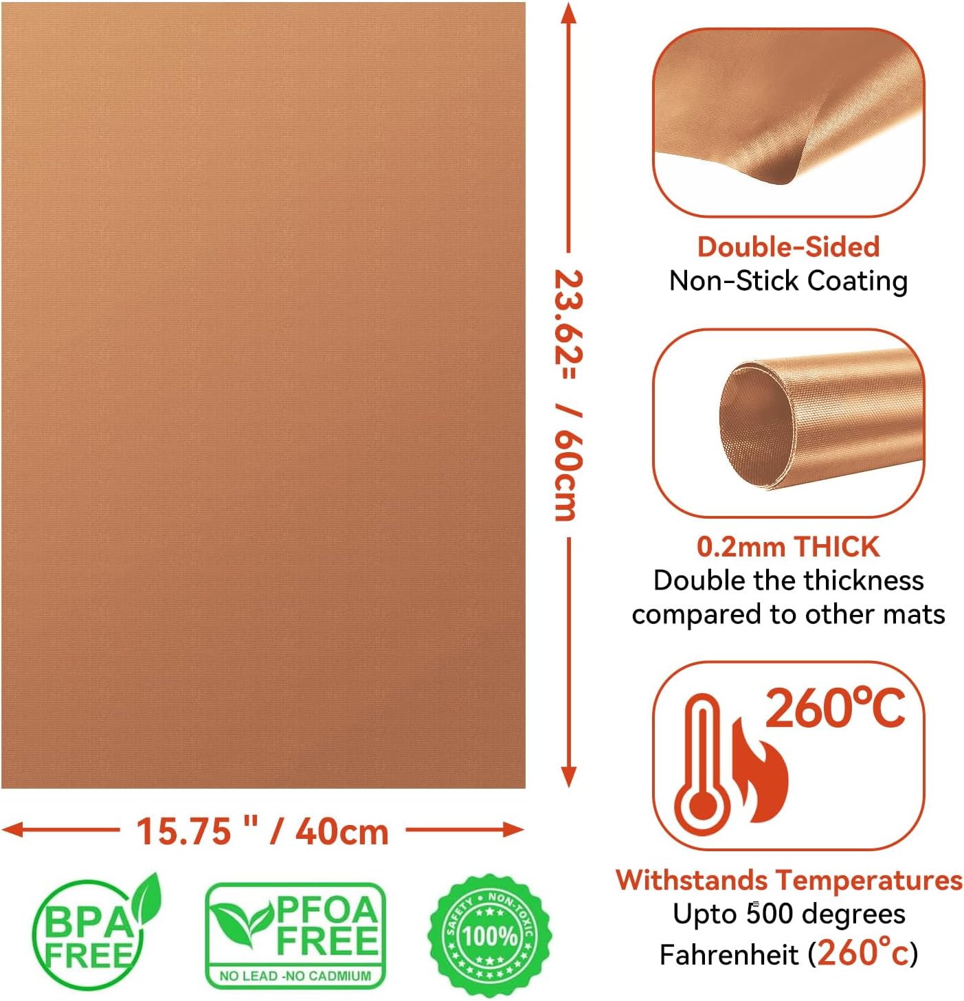 Oven Liners for Bottom of Oven - 3 Pack Large Gas Stove Top Protectors, Reusable Oven Liner for Electric, Gas, Toaster Ovens, Grills - BPA & PFOA Free Keep Your Oven Clean Oven Mat