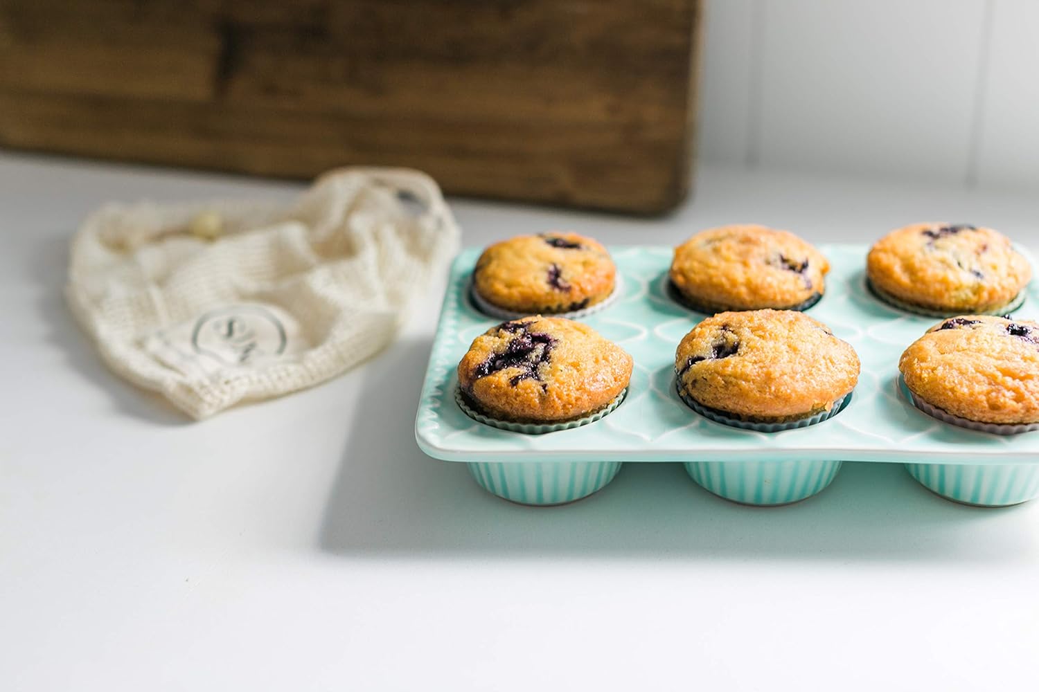 The Silicone Kitchen Reusable Silicone Baking Cups Gift Set Bundle, 24 Regular, 12 Jumbo, 24 Mini, Blue, Green, White