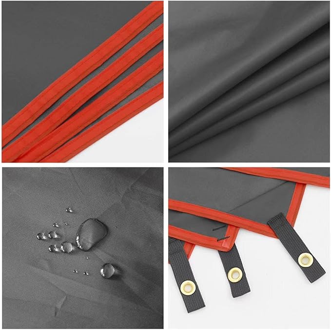 Wind Tour Portable Multifunctional Outdoor Camping Tarp Groundsheet Footprint Lightweight Floor and Ground Tarps for Camping Hiking with Carry Bag (118" x 118")