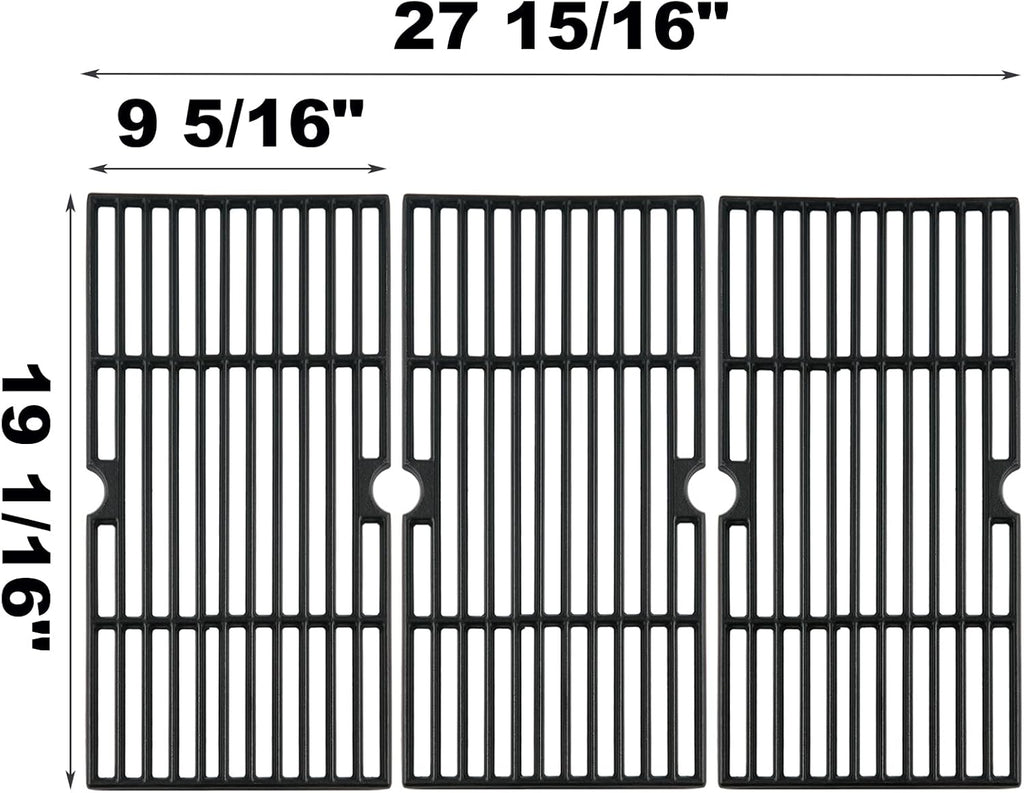 810-1751-S 810-1750-S Grates Replacement Parts for Brinkmann 5 Burner 810-4551-0 Gas Grill Parts Pit Boss PB820PS1 Grates Pit Boss Pro Series 820 820-PS1 Cast Iron Cooking Grids Pit Boss Accessories