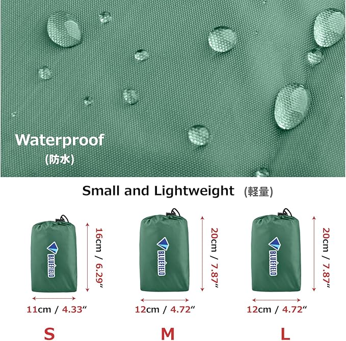 Azarxis Waterproof Camping Tent Tarp Hammock Rain Fly Footprint Ground Cloth Shelter Sunshade Beach Picnic Blanket Mat for Outdoor Camping Park Lawn