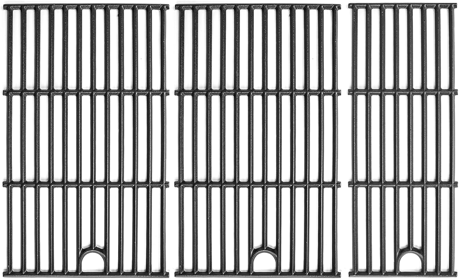 for Charbroil 463448021 Parts Grill Grate for Charbroil Performance 5 Burner Gas Grill Replacement Part Cast Iron Cooking Grate for Charbroil 463449021 463466522 463455021 463451022 5-Burner Gas Grill