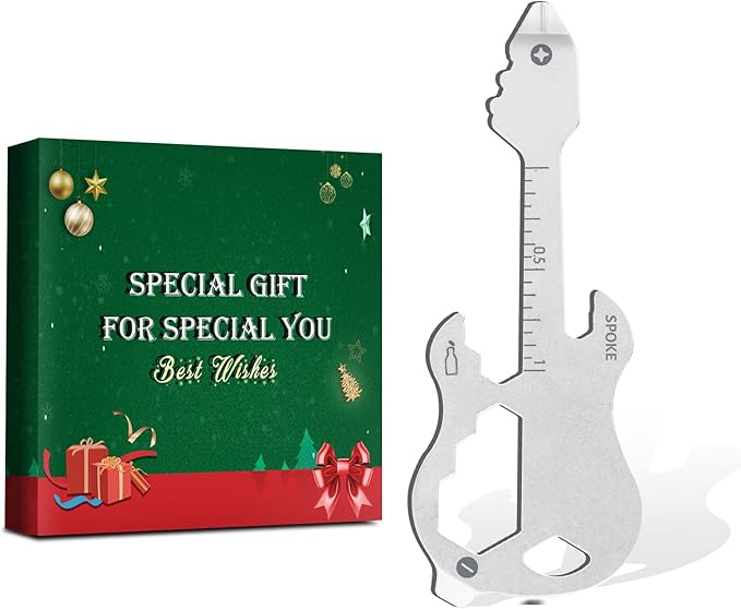 12 in 1 Keychain Multi-tool, Gifts for Men Boyfriend Dad, Father's Day Birthday Gifts, Mini EDC gadgets Tool Gear Bottle Opener for Camping Survival