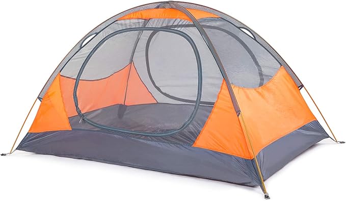 BISINNA 2/4 Person Camping Tent Lightweight Backpacking Tent Waterproof Windproof Two Doors Easy Setup Double Layer Outdoor Tents for Family Camping Hunting Hiking Mountaineering Travel