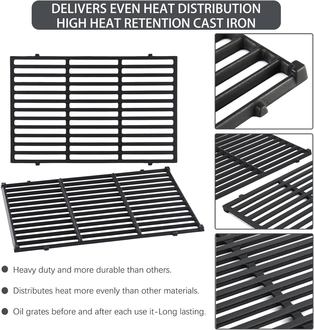 Genesis E-330 4 Burner 62752 7524 Grates 7620 7621 Flavorizer Bars 65505 Heat Deflectors Replacement Parts for Weber Genesis Grill Parts 300 Series E-310 E-320 S-310 S320 S-330 EP-310 EP-320 EP-330