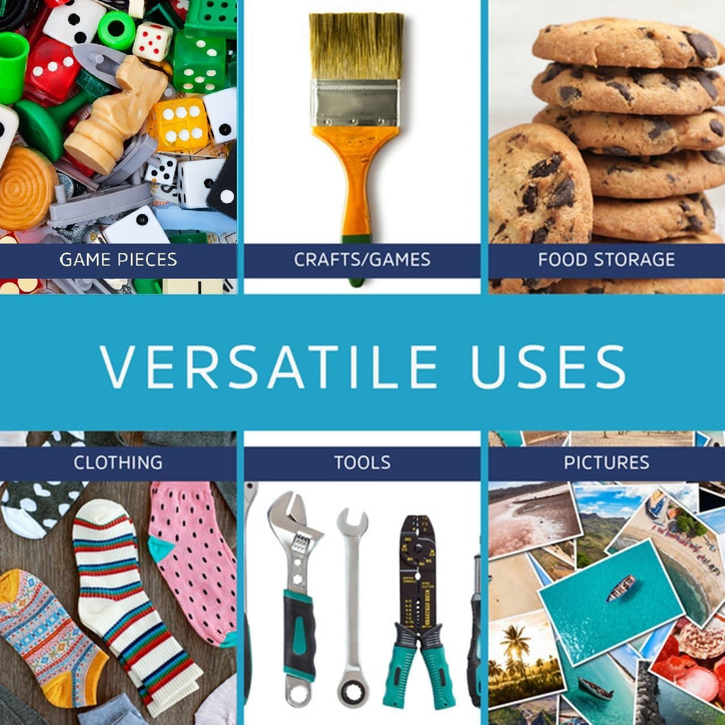 12" x 12" Large Zip Bags, 2 Mil Thick Clear Plastic Reclosable Zipper Lock Bags with Write-on White Block, with Resealable Zip Top Lock for Food Storage & Office Supplies, 1000 Count