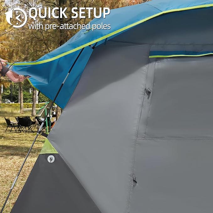 CAMEL CROWN Tents for Camping 4/6 Person Tent Waterproof Easy Setup Backpacking Tents