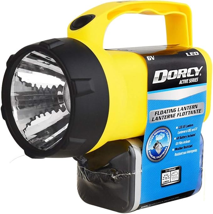 Dorcy 35-Lumen Floating Waterproof LED Flashlight Lantern, Assorted Colors (41-2081)