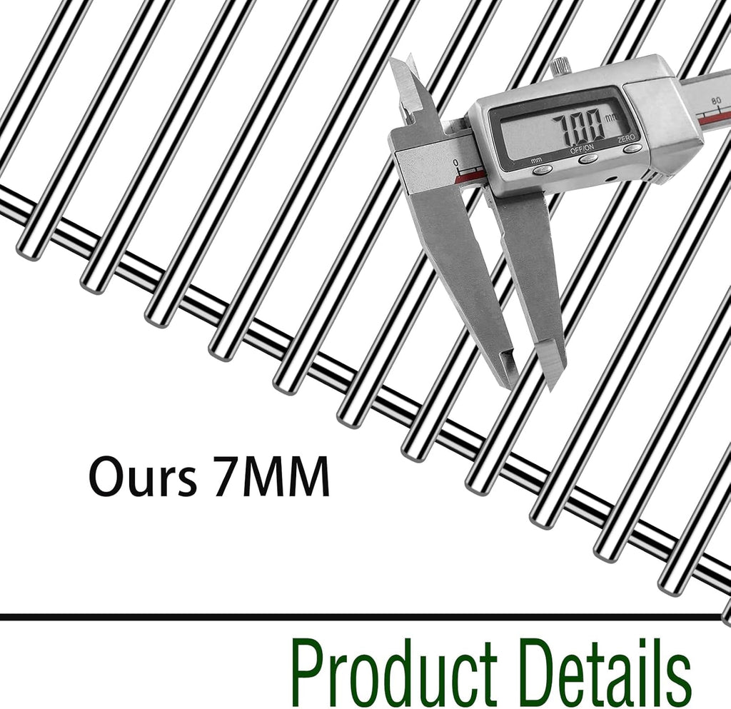 BBQ Grill Grates Parts for Vermont Castings Grill CF9030, VC3050, VCS3505, VCS3505BI, VCS3506, VM400, VM400XBP, VM406, ProChef 34402, Kenmore Grills,Stainless Steel Grid Accessories Replacement