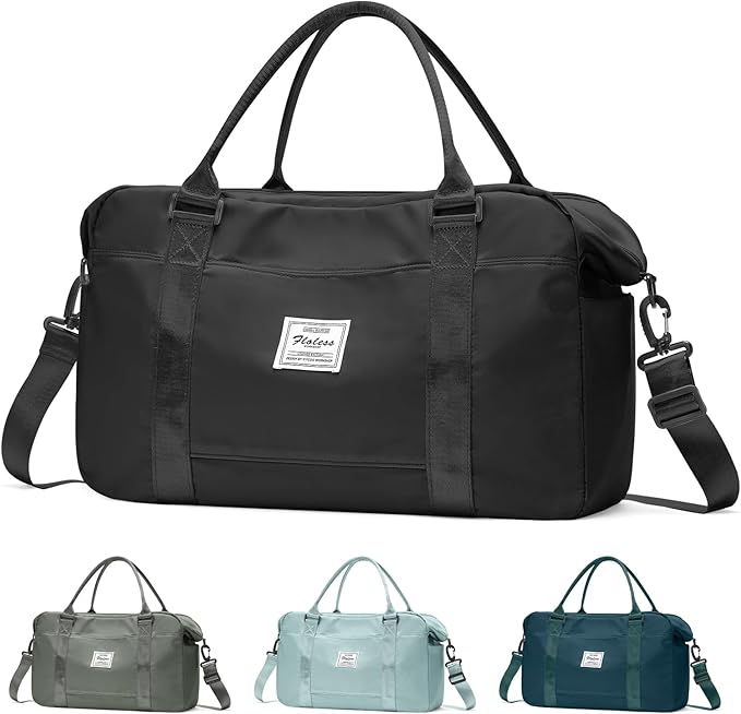 Gym Bag Womens,Travel Duffel Carry on Bag Sport Tote Bag Weekend Overnight Bag