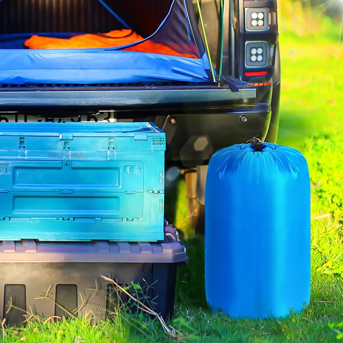 OBTANIM Camping Sleeping Bags Portable Waterproof Sleeping Bag for Adults Kids 4 Seasons Winter, Fall, Spring, Summer Backpacking Hiking Camping Mountaineering Indoor Outdoor Use