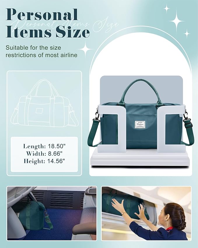 Gym Bag Womens,Travel Duffel Carry on Bag Sport Tote Bag Weekend Overnight Bag