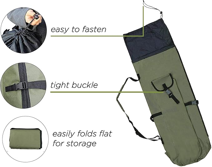 NREOY Fishing Etna Fishing Rod Case Organizer, 48.5" x 13.5"