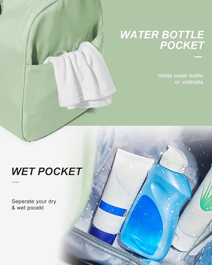 Gym Bag Womens,Travel Duffel Carry on Bag Sport Tote Bag Weekend Overnight Bag