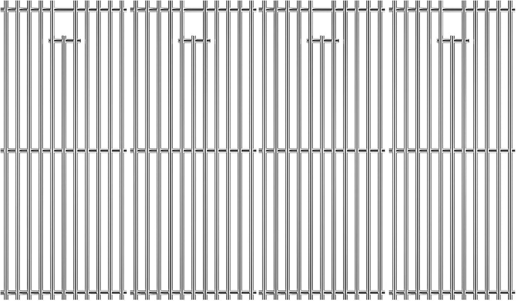 19 3/4" Stainless Steel Cooking Grates Replacement for Chargriller 2121, 2123, 2222, 2828, 3001, 3030, 3725, 4000, 5050, 5252