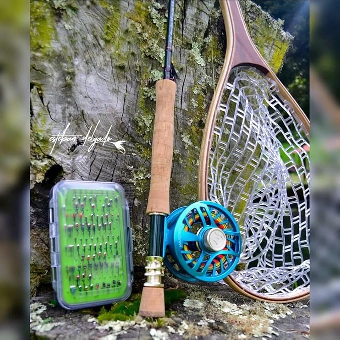 M MAXIMUMCATCH Maxcatch Fly Box Two Sided Waterproof Jig Fly Fishing Boxes for Dry Wet Nymph Flies 4 Sizes Clear Lid