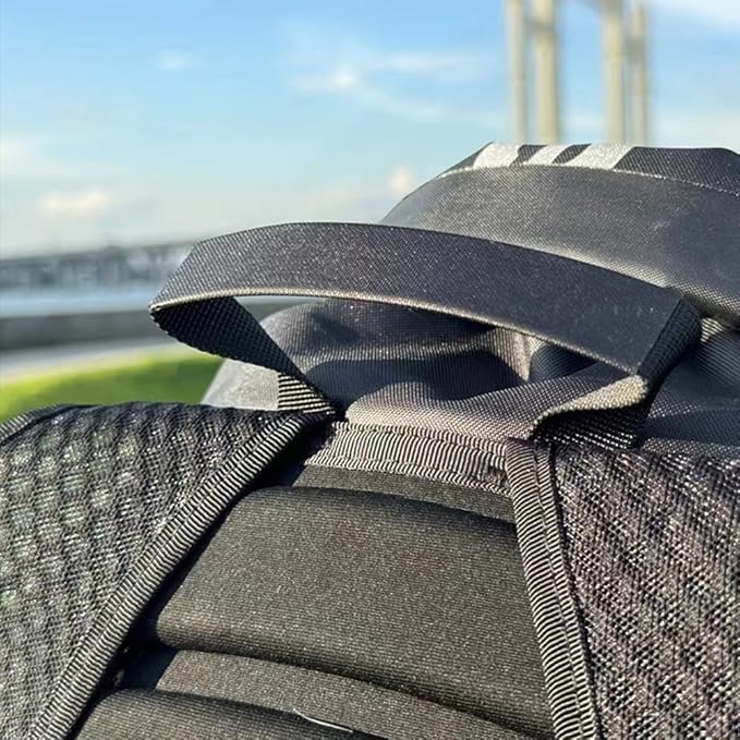 Waterproof Dry Bag for Kayaking, Surfing, Canyoning, Trekking, Camping, Water Sports, Rainproof (Black orange, 25)