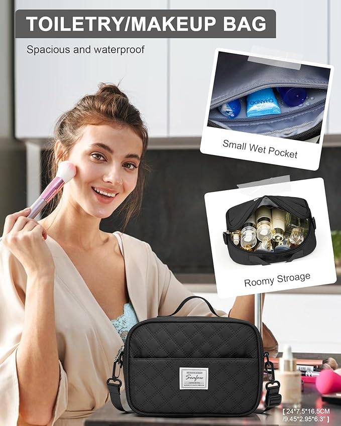 Gym Bag Womens,Travel Duffel Carry on Bag Sport Tote Bag Weekend Overnight Bag