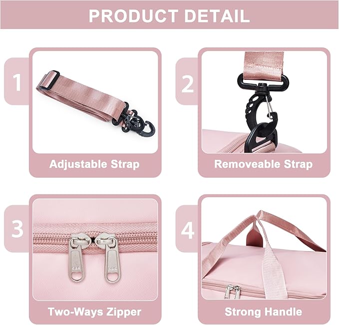 Small Gym Bag for Women, Travel Duffle Bag Carry On Weekender Bag with Shoe Compartment