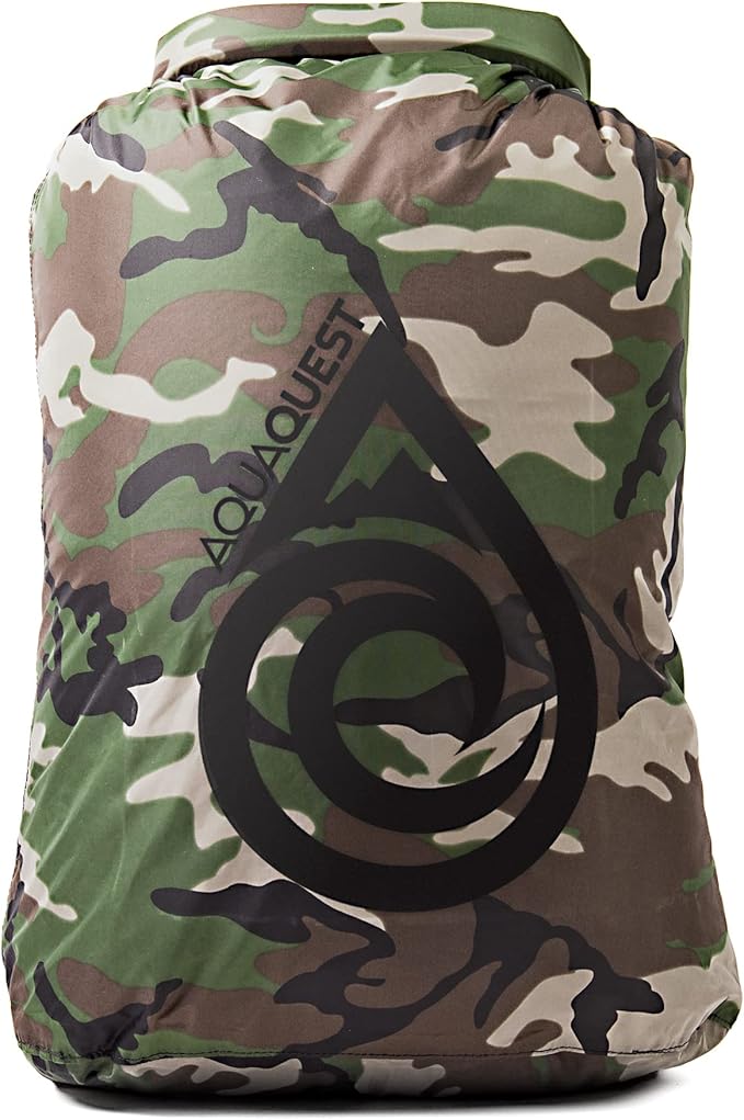 AquaQuest Rogue Dry Bags - 100% Waterproof - 100 L, Woodland Camo