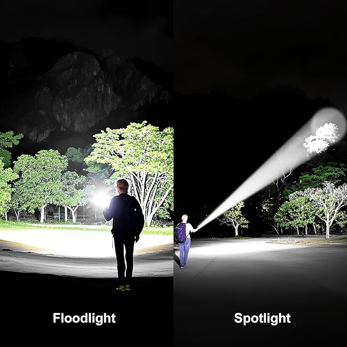 SKYFIRE Small Flashlight Mini,1000LM Pocket Flashlights High Lumens, Small Flashlights Powerful, Waterproof EDC Flashlight Rechargeable Handheld Flashlights for Home,Emergency,Camping,Searching