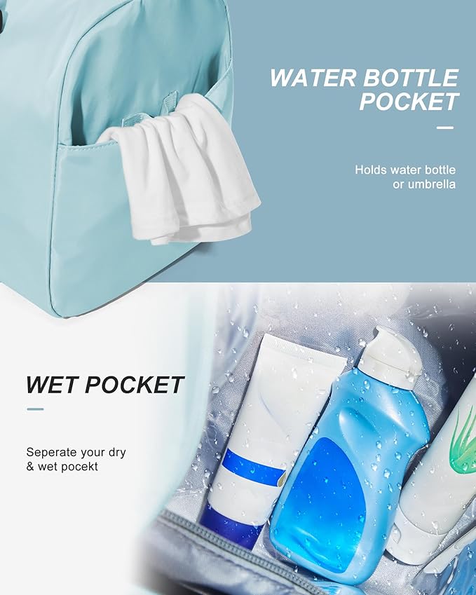 Gym Bag Womens,Travel Duffel Carry on Bag Sport Tote Bag Weekend Overnight Bag