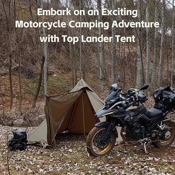 Camping Hot Tent with Wood Stove Jack Winter Teepee Tent 4 Season Backpacking Tent for Survival Hunting Military Fishing