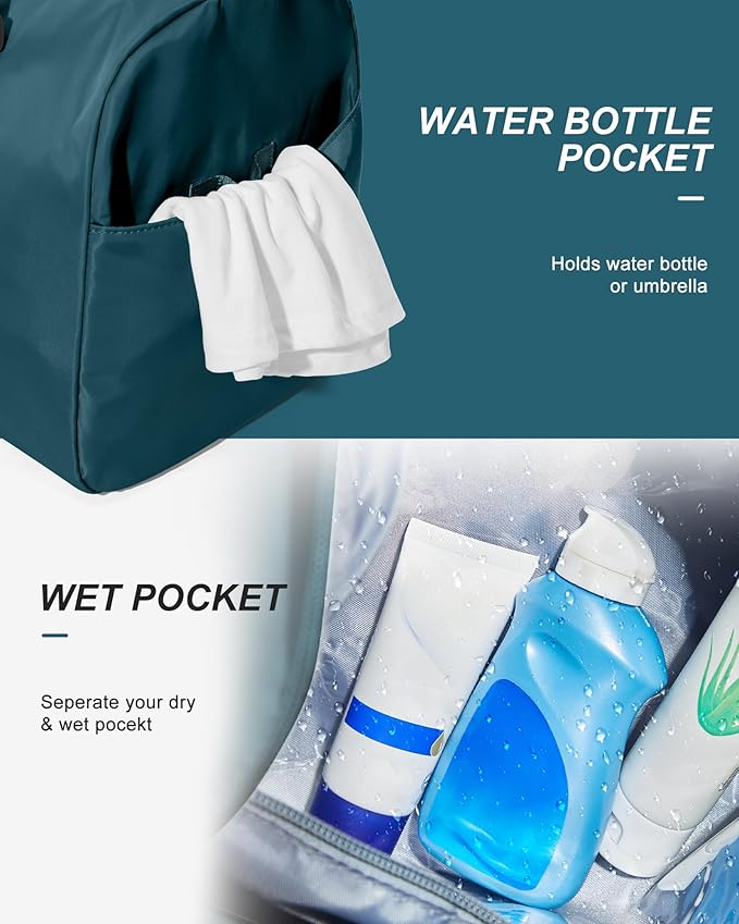 Gym Bag Womens,Travel Duffel Carry on Bag Sport Tote Bag Weekend Overnight Bag