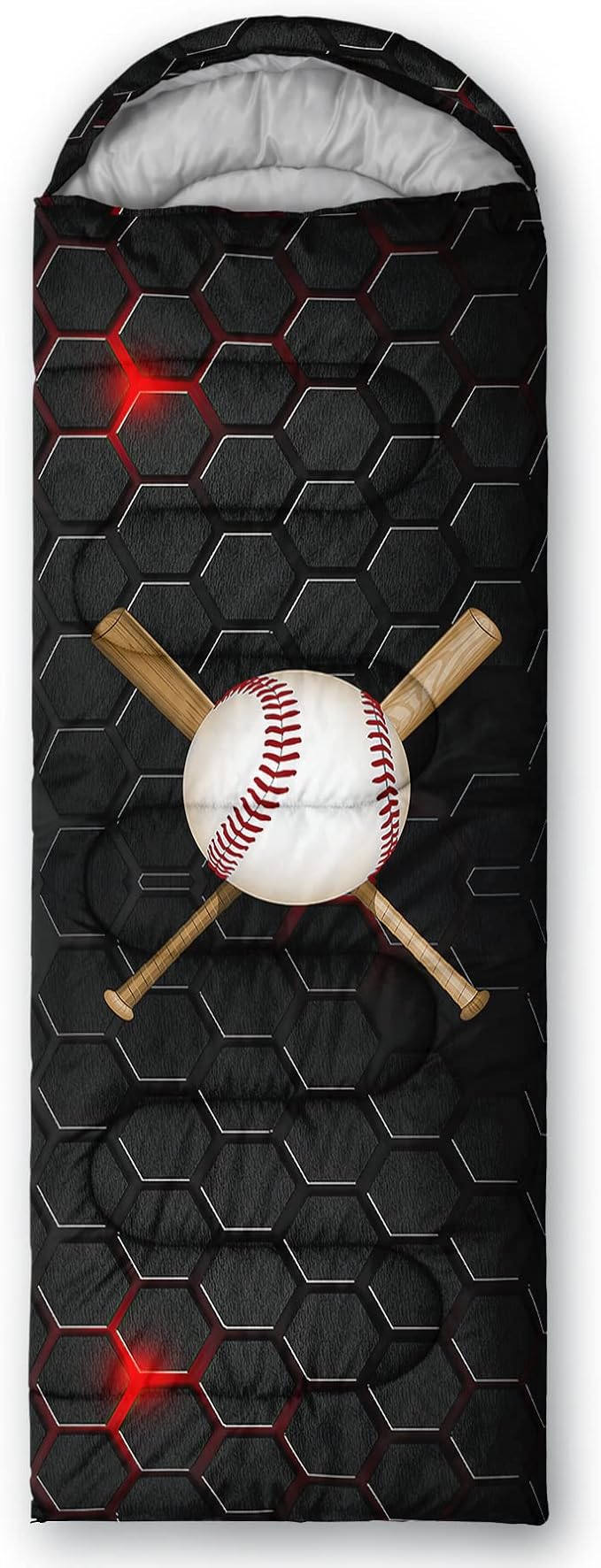 QOOMO Camping Sleeping Bags,3 Season Warm & Cool Weather,Lightweight,Waterproof Sleeping Bags for Adults & Kids,Traveling,and Outdoors,Camping Gear Equipment