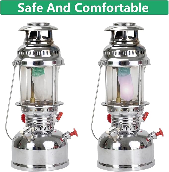 10pcs Propane Lantern Mantles for Gas Lantern Propane Light Mantle for Outdoor Camping Lantern Natural (10Pcs)