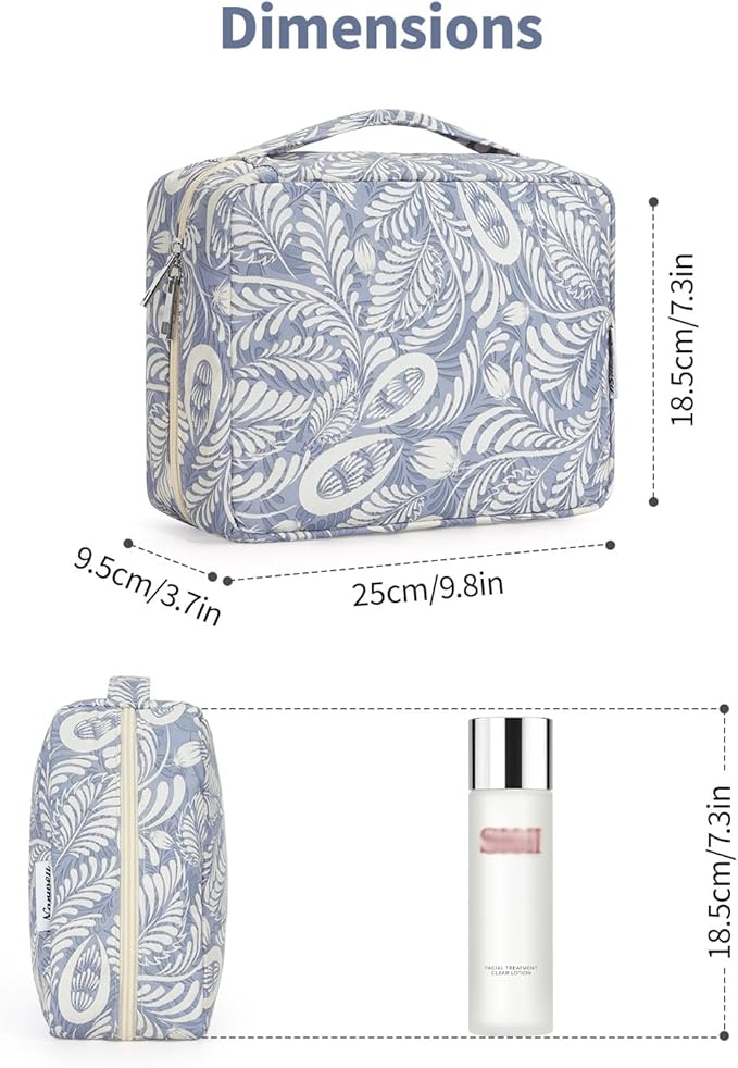 Narwey Hanging Travel Toiletry Bag Cosmetic Make up Organizer for Women and Girls Waterproof