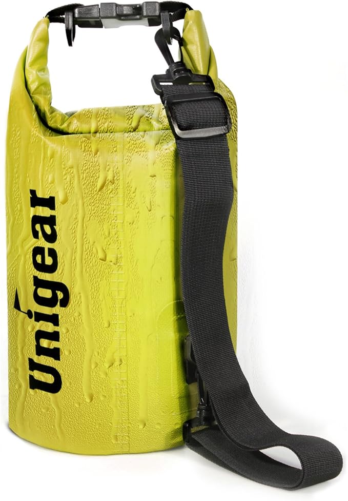 Unigear Dry Bag Waterproof, 2L/5L/10L/20L/30L/40L Floating and Lightweight Bags for Kayaking, Boating, Fishing, Swimming and Camping with Waterproof Phone Case