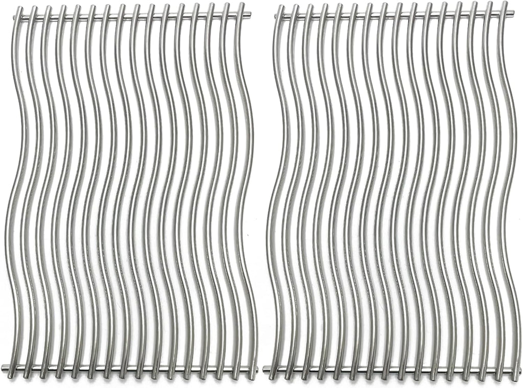 17-3/4" Stainless Steel 2Pack Waved Cooking Grids Grates Replacement Parts for Napoleon Rogue 425 Series 425xt 425 SIB Gas Grill S83013