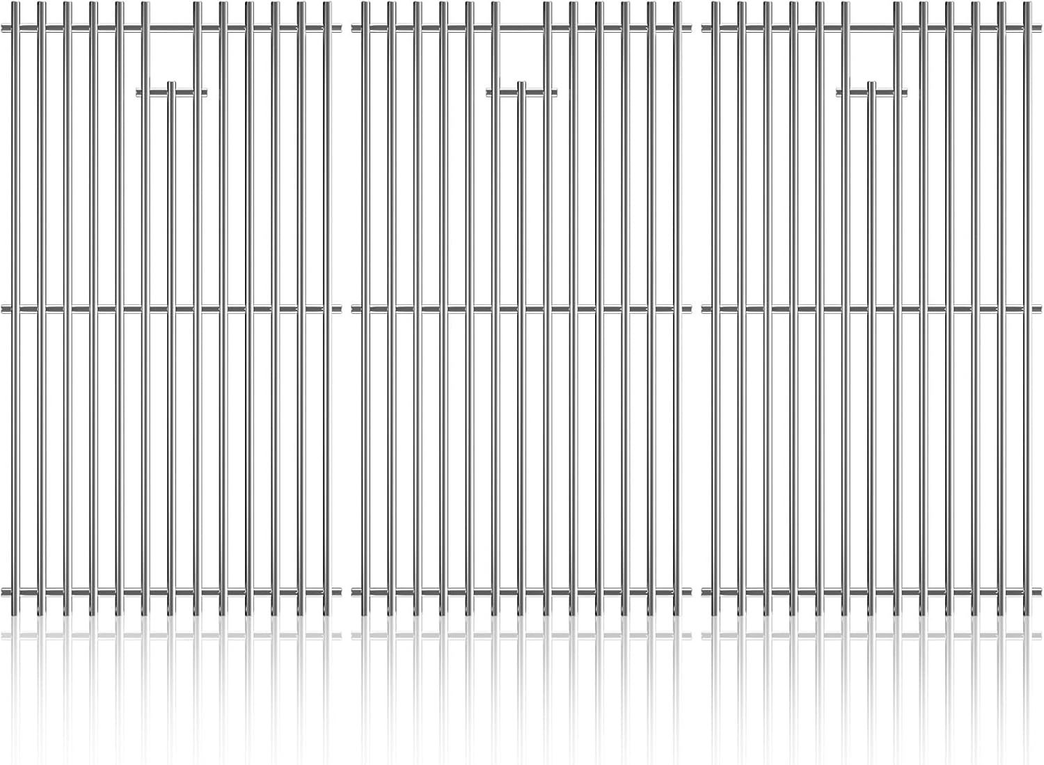 17" Stainless Steel Grill Grates for Charbroil 463242716 Tru Infrared, for Charbroil Commercial 463242715 463276016 463257520 463263924, for Lowe's 606682 Nexgrill 720-0882A BHG 720-0882